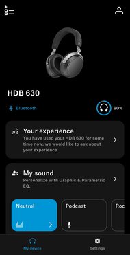 Sennheiser HDB 630 App Picture