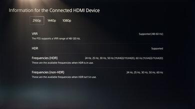 Hisense A7N [A7, A75N] PS5 Screenshot