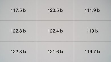 LG CineBeam Q Brightness Measurement Picture