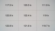 LG CineBeam Q Brightness Measurement Picture