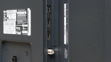 LG UQ8000 Side Inputs Picture