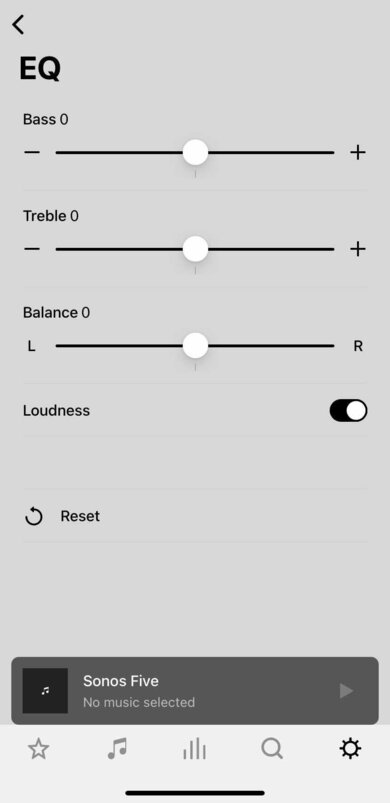 Sonos Five App Picture