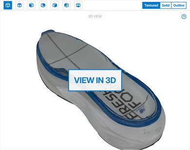 New Balance Fresh Foam X More v6 3D Model Internal