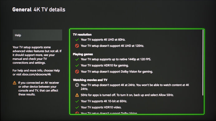 Samsung Odyssey G50D S27DG50 XSX Compatibility Photo