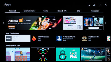 LG B4 OLED Apps Picture
