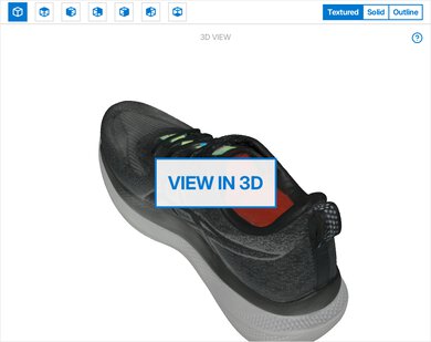 ASICS GLIDERIDE MAX 2 3D Model Full Shoe