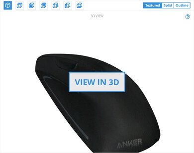 Anker Wireless Vertical Mouse 3D Model
