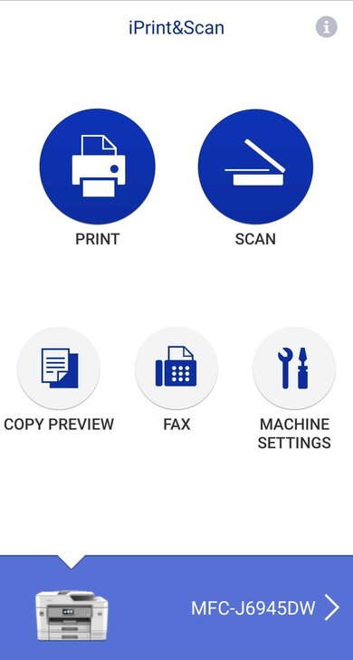 Brother MFC-J6945DW App Printscreen