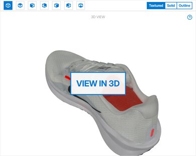 Nike Downshifter 13 3D Model Full Shoe