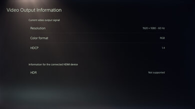 TCL S325 PS5 Screenshot