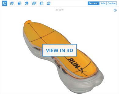 PUMA Deviate NITRO 3 3D Model Internal