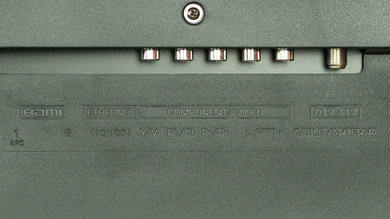 Sharp LE653U Rear Inputs Picture