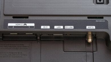 Samsung S89C OLED Rear Inputs Picture