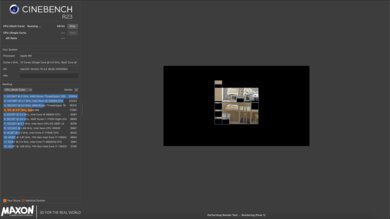 Apple MacBook Air 15 (M4, 2025) Cinebench R23 Photo