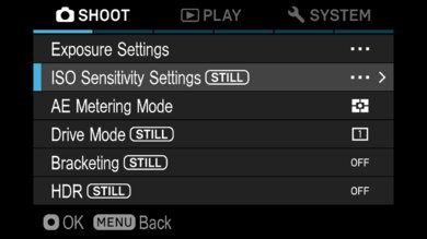Sigma fp L Screen Menu Picture