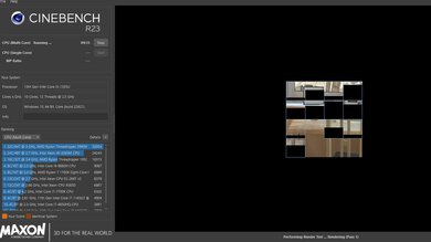 MSI Modern 14 (2023) Cinebench R23 Photo