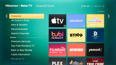 Hisense R6090G Apps Picture