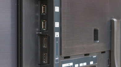 Samsung S90C OLED Side Inputs Picture