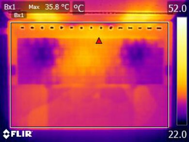 Dell XPS 14 (2024) Keyboard Temps Picture