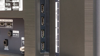 LG B3 OLED Side Inputs Picture