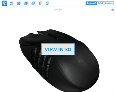 Razer Naga Trinity 3D Model