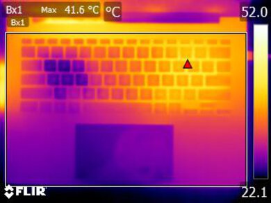 ASUS Zenbook 14X OLED UX3404 (2023) Keyboard Temps Picture