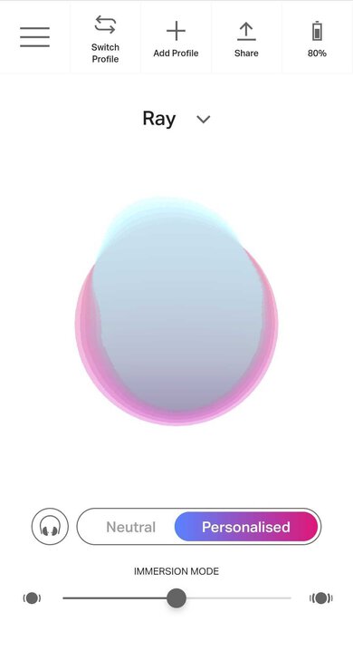 Nura NuraLoop Wireless App Picture