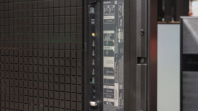 Sony X95L Side Inputs Picture