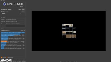 Dell Inspiron 14 (2023) Cinebench R23 Photo