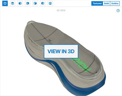 HOKA Skyward X 2 3D Model Internal