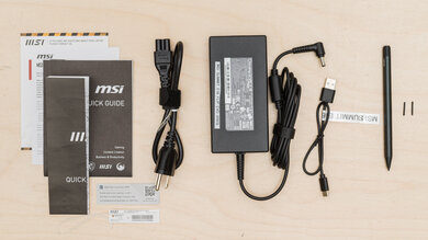 MSI Summit E16 Flip (2023) In The Box Photo