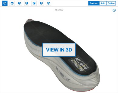 Mizuno Neo Vista 2 3D Model Internal