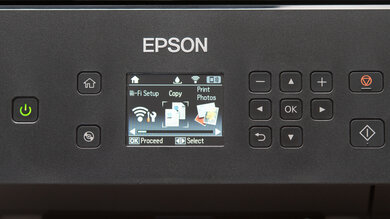 Epson Expression Premium ET-7750 EcoTank Display Screen Picture