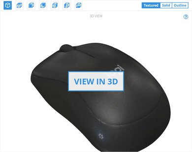 Logitech M240 3D Model