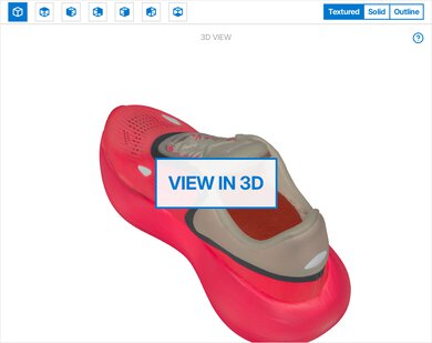 R.A.D UFO 3D Model Full Shoe