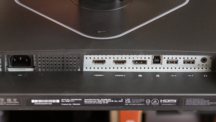 HP OMEN 27qs Inputs 1