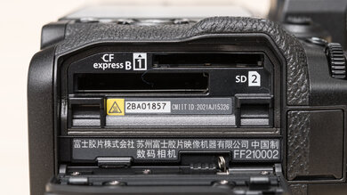 Fujifilm X-H2S Card Slot Picture