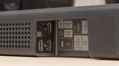 Sony HT-A5000 Physical Connections Bar Photo 1