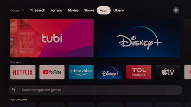 TCL 5 Series/S546 2021 QLED Apps Picture