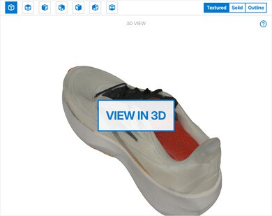 Brooks Revel 9 3D Model Full Shoe