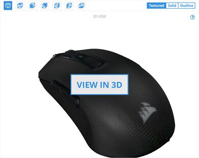 Corsair M55 RGB Pro 3D Model