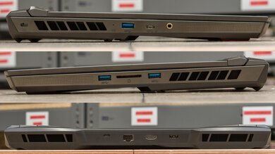 MSI Raider GE67 HX (2022) Ports Photo