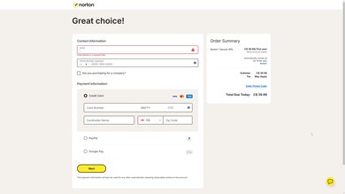 Norton VPN Payment Options
