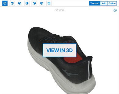 Mizuno Wave Sky 9 3D Model Full Shoe