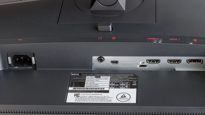 BenQ ZOWIE XL2566K Inputs 1