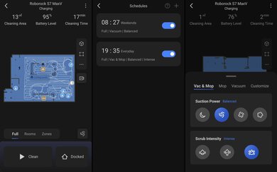 Roborock S7 MaxV Companion App Screen Grabs
