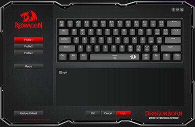 Redragon Dragonborn K630 RGB Software Picture