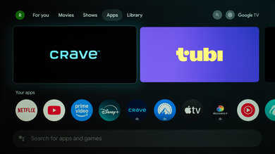 Hisense QD7N [QD7, QD75N] QLED Apps Picture