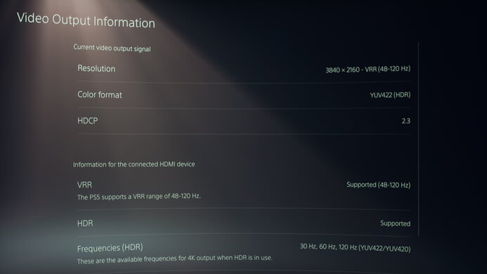 Samsung Odyssey Ark S55BG970 PS5 Compatibility Photo