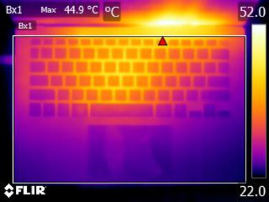 LG gram 14 (2023) Keyboard Temps Picture